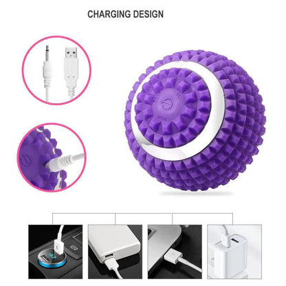 10CM Electric Fascial Ball Vibration Massage Ball